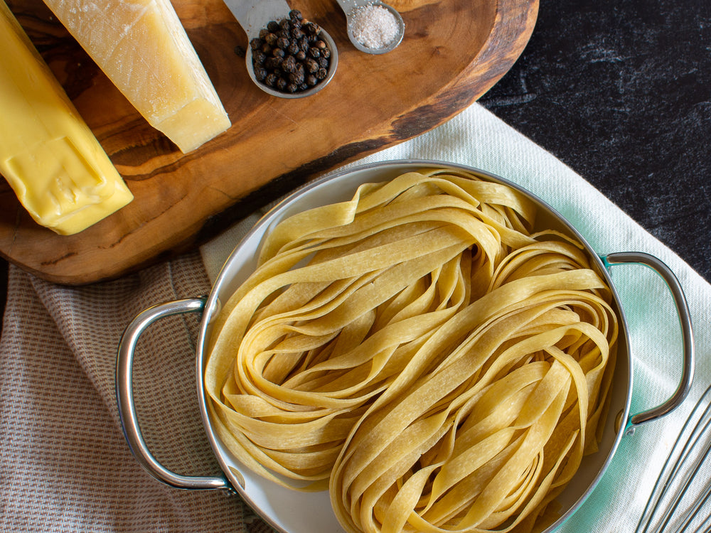 Fettuccine "Alfredo" with Butter, Parmesan and Black Pepper